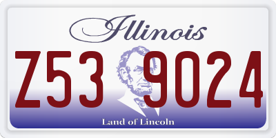 IL license plate Z539024