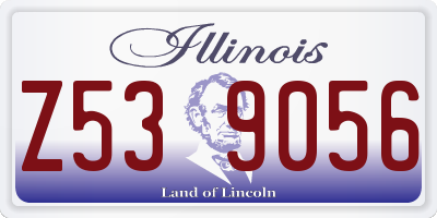 IL license plate Z539056