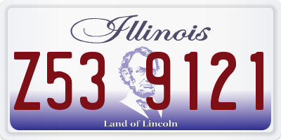 IL license plate Z539121
