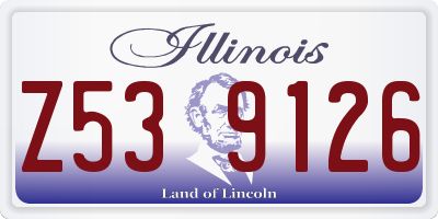 IL license plate Z539126