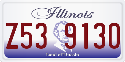 IL license plate Z539130