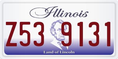 IL license plate Z539131