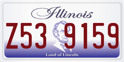 IL license plate Z539159