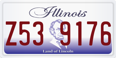 IL license plate Z539176