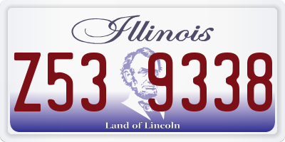 IL license plate Z539338