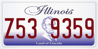 IL license plate Z539359