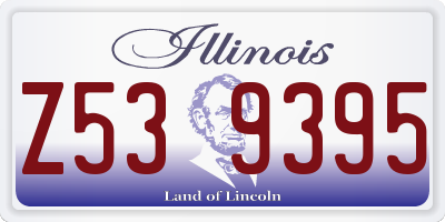 IL license plate Z539395