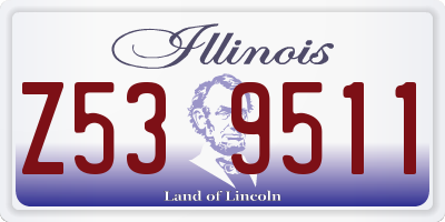 IL license plate Z539511