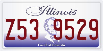 IL license plate Z539529