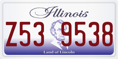 IL license plate Z539538