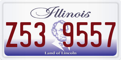 IL license plate Z539557