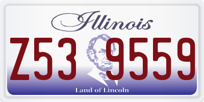 IL license plate Z539559