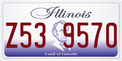 IL license plate Z539570