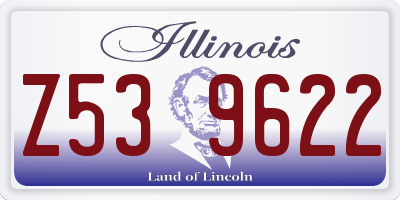 IL license plate Z539622