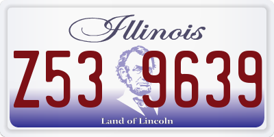 IL license plate Z539639