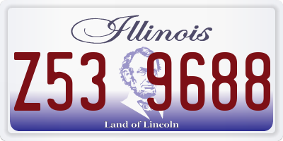 IL license plate Z539688