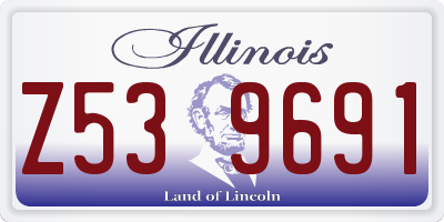 IL license plate Z539691