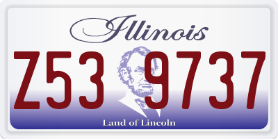 IL license plate Z539737