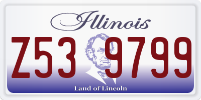 IL license plate Z539799