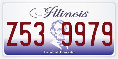 IL license plate Z539979