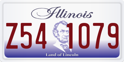 IL license plate Z541079