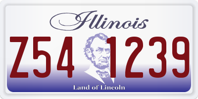 IL license plate Z541239