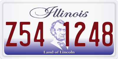 IL license plate Z541248