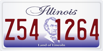 IL license plate Z541264