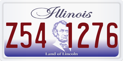 IL license plate Z541276
