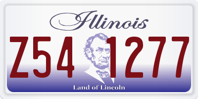 IL license plate Z541277