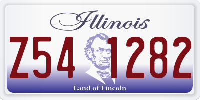 IL license plate Z541282