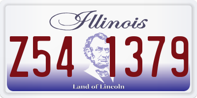 IL license plate Z541379