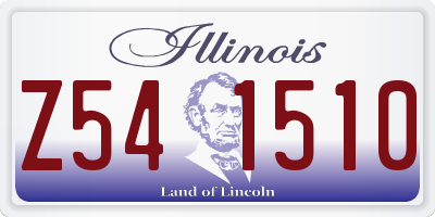 IL license plate Z541510