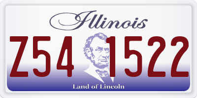 IL license plate Z541522