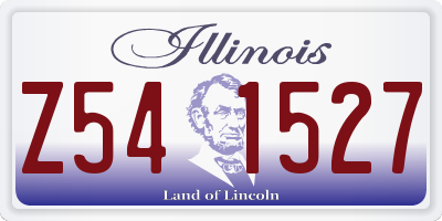 IL license plate Z541527