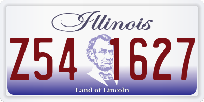 IL license plate Z541627