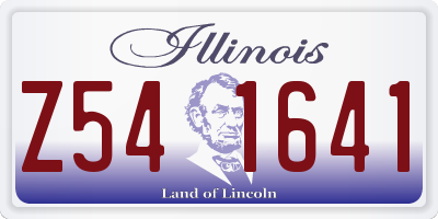 IL license plate Z541641