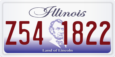 IL license plate Z541822