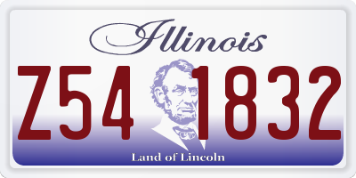 IL license plate Z541832