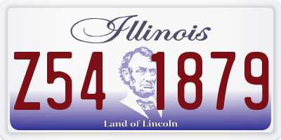 IL license plate Z541879