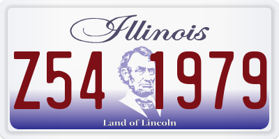 IL license plate Z541979