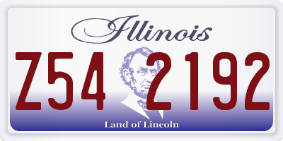 IL license plate Z542192