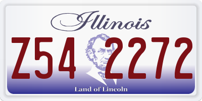 IL license plate Z542272