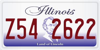 IL license plate Z542622