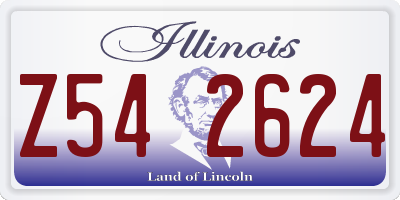 IL license plate Z542624