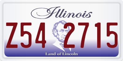 IL license plate Z542715