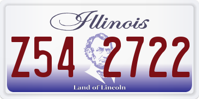 IL license plate Z542722