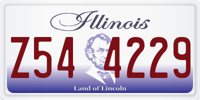 IL license plate Z544229