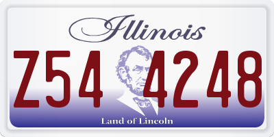IL license plate Z544248