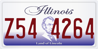 IL license plate Z544264